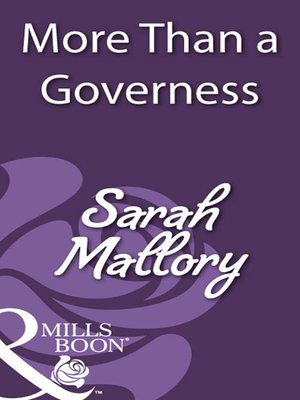 cover image of More Than a Governess
